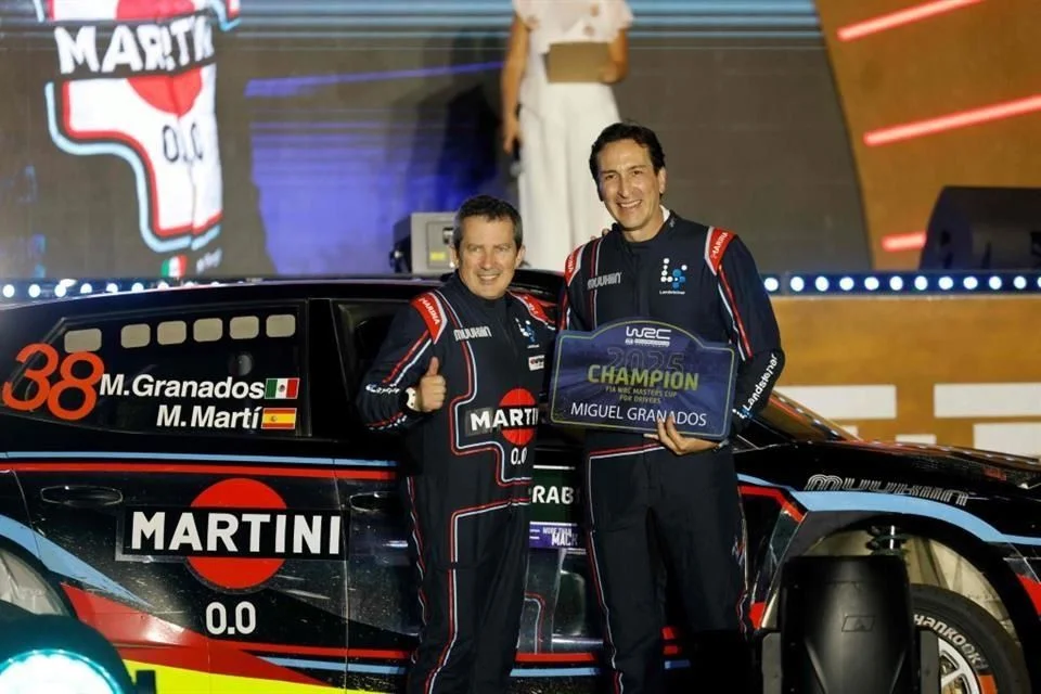 Miguel Granados se corona campeón de la WRC Masters Cup.
