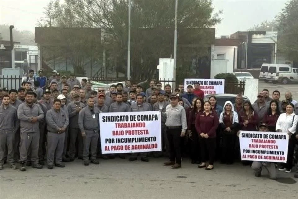 Piden aguinaldo a Comapa
