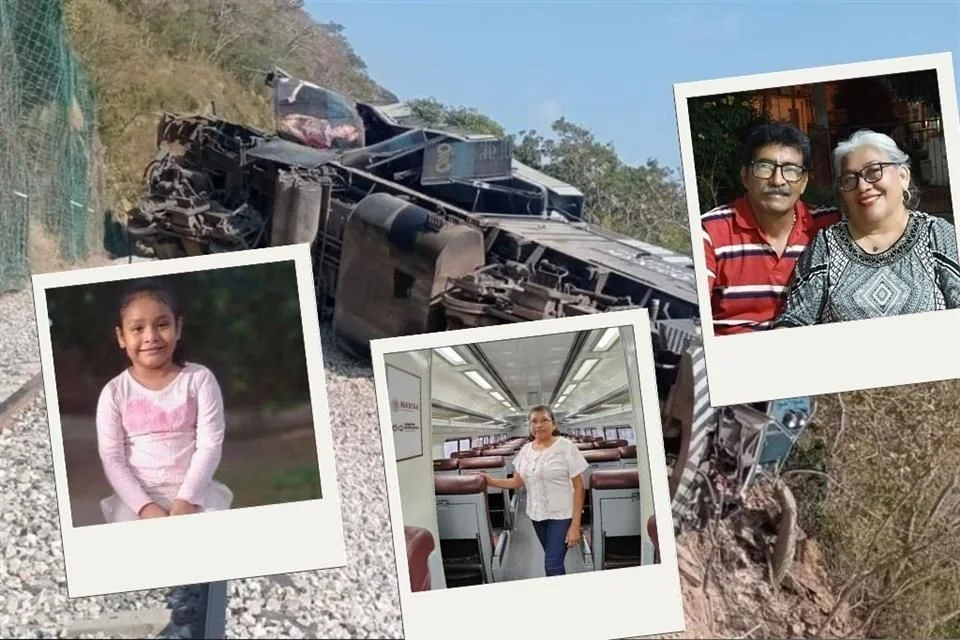 Familiares identifican a las víctimas del descarrilamiento.