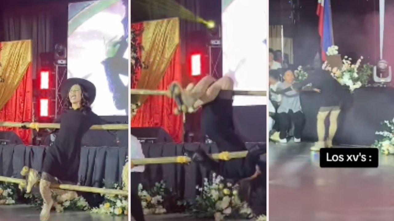 Fiebre online por quinceañera con temática de Wicked y patines.