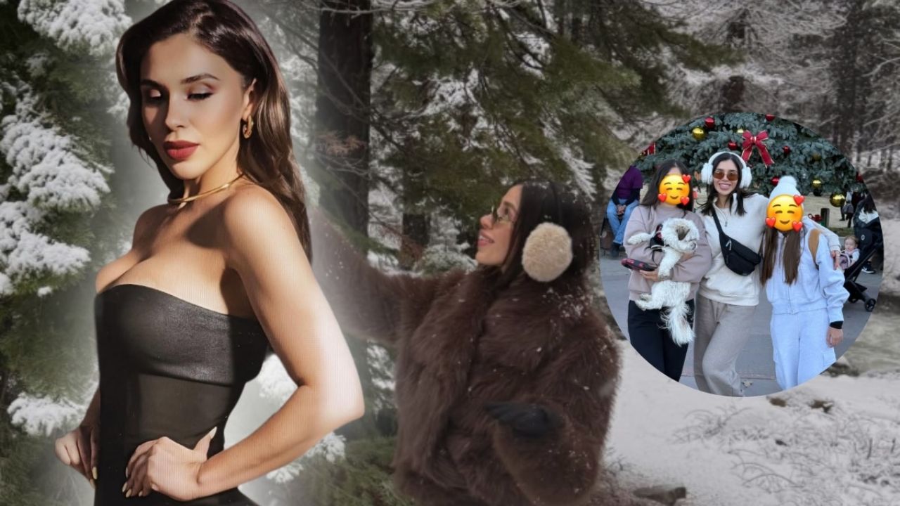 Navidad familiar de Emma Coronel con el ‘Chapo’ y sus hijas.