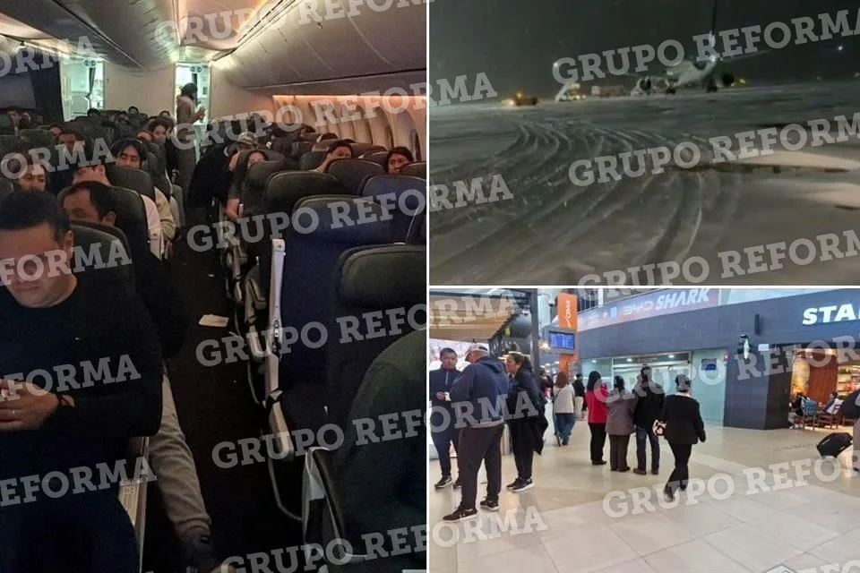 Defunción durante el vuelo Madrid-Monterrey.