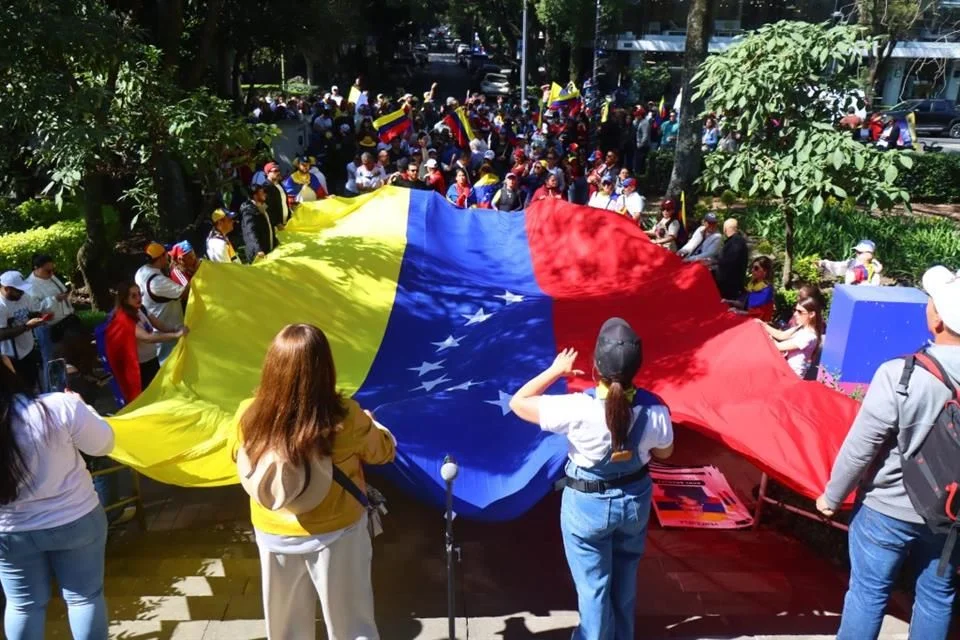 Protestas en CDMX por la crisis venezolana