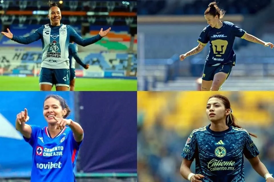 Máximas anotadoras de la Liga MX Femenil, entre las mejores del mundo.