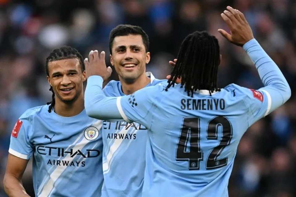 Goleada del Manchester City en la FA Cup
