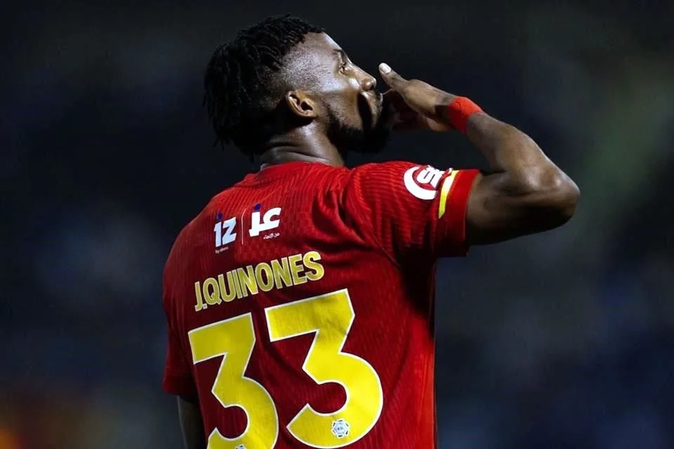 Quiñones se ubica por encima de Cristiano en la liga de Arabia Saudita.