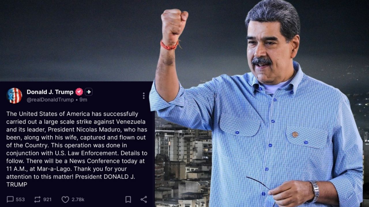 Maduro fue sacado de Venezuela, según Trump.