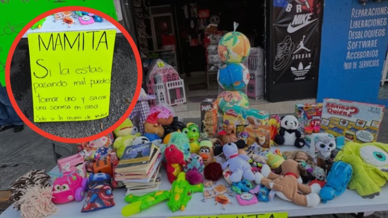 Juguetes sin costo para la infancia vulnerable en el Día de Reyes: “Llévatelo si te hace falta” | VIDEO