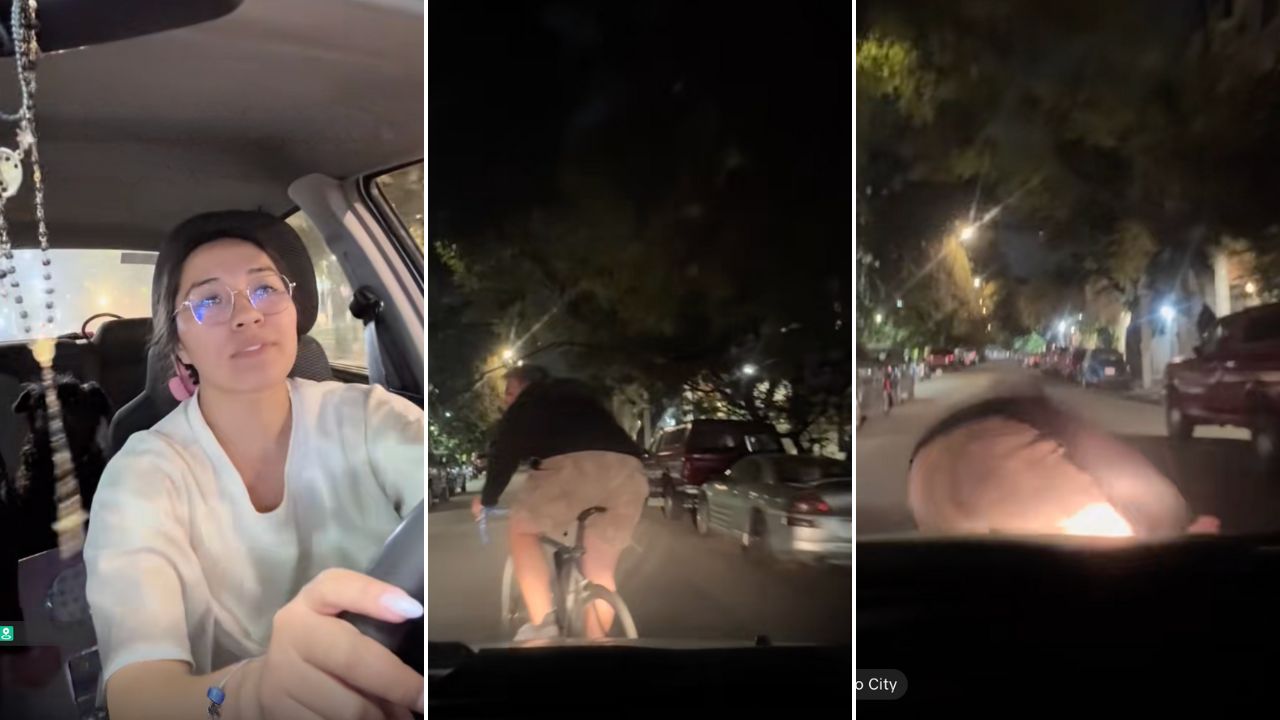 Mujer atropella a su marido en plena clase de manejo y el video se vuelve viral en TikTok