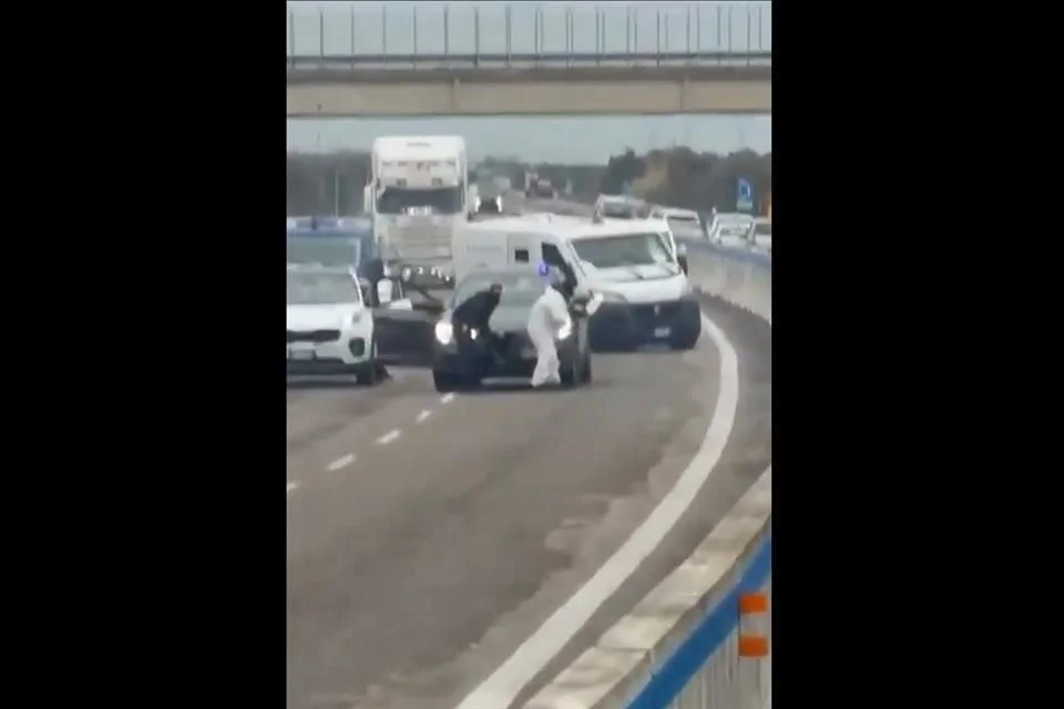 Asalto a un convoy blindado en Italia para el cine