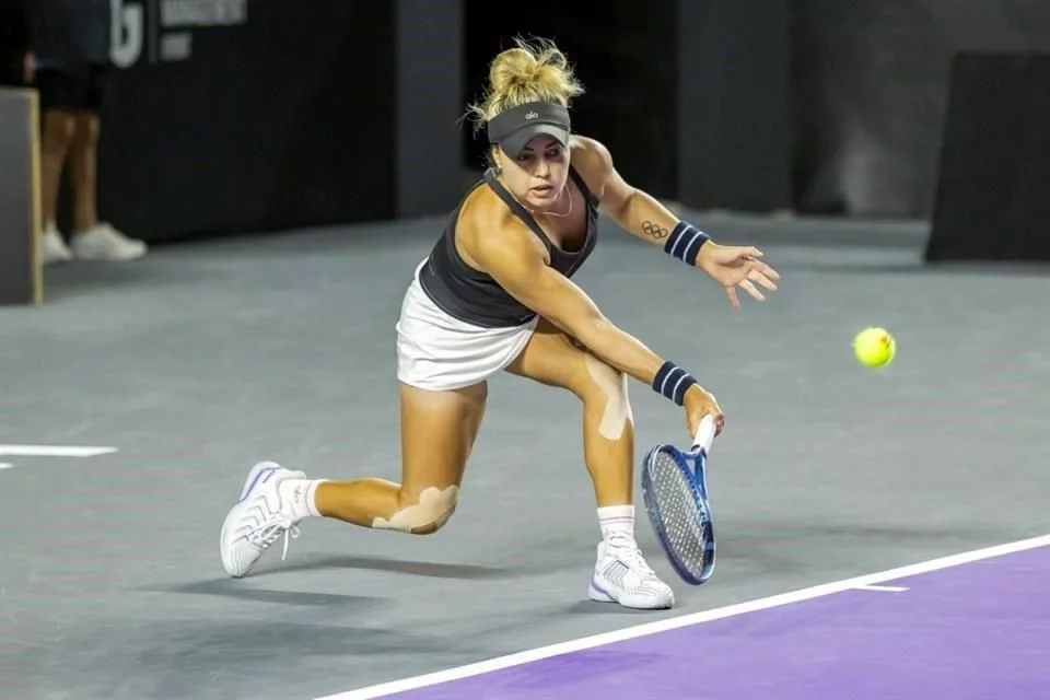 Renata Zarazúa, fuera en la ronda inaugural del WTA 500 de Mérida.