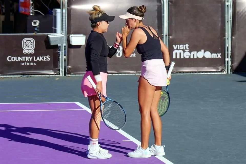 Las tenistas mexicanas quedan fuera del torneo WTA 500 de Mérida.
