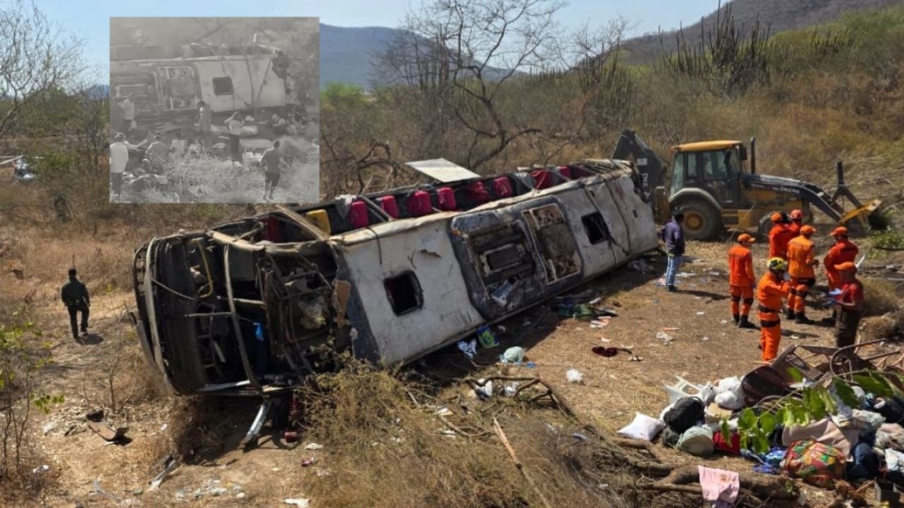 Autobús de peregrinos se estrella: luto por fallecidos, entre ellos niños.