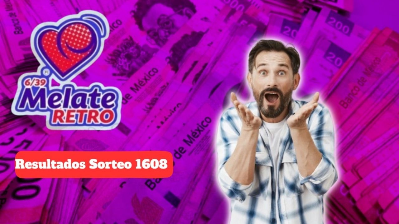 Resultados Melate Retro 1608 – 14/02/2026