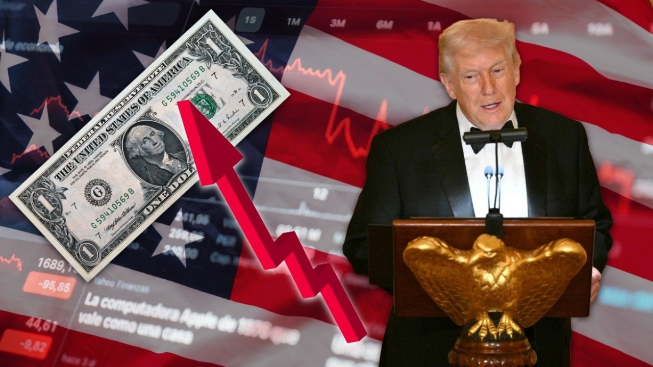 La divisa mexicana cede terreno frente al dólar a causa de la inestabilidad política local y las decisiones de Trump; así cerró la jornada.