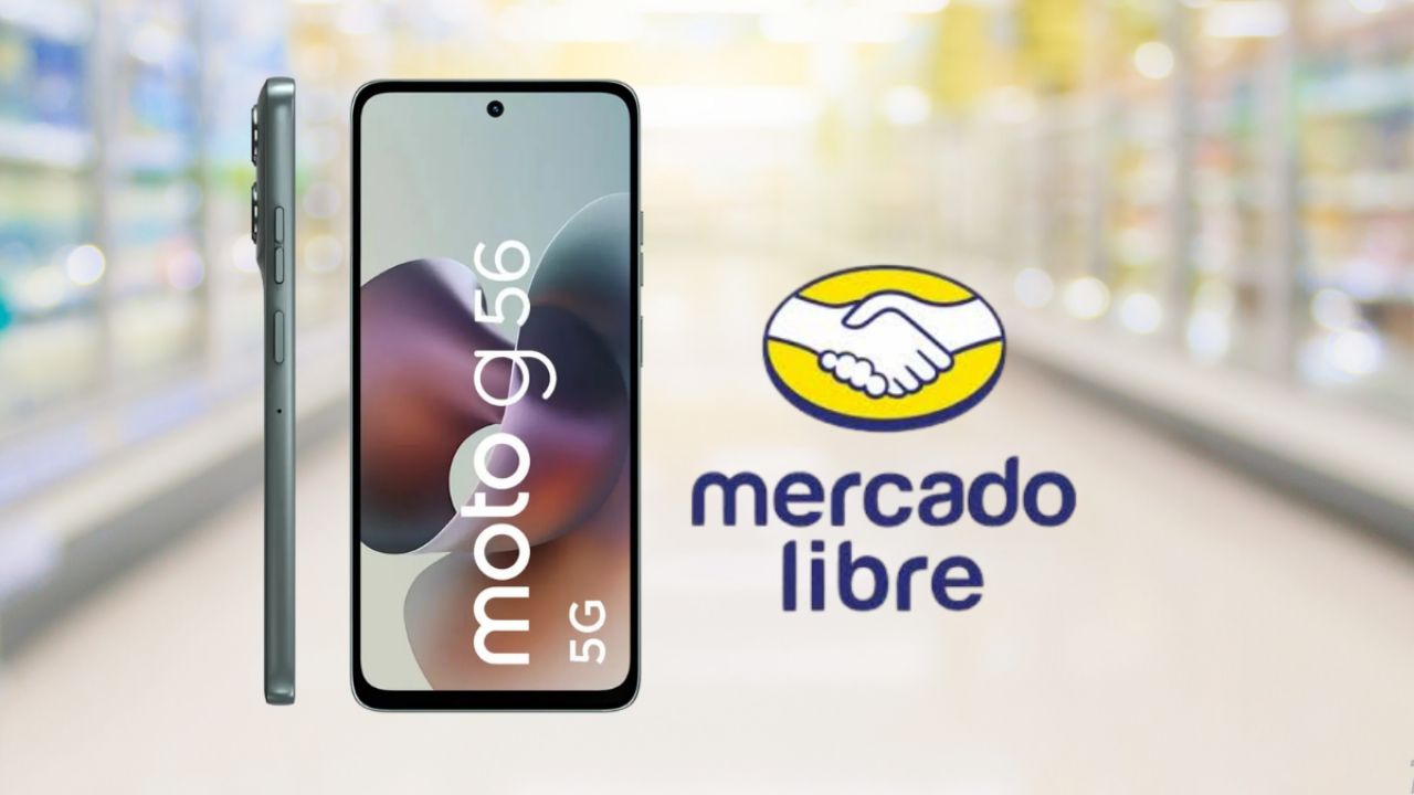 Oferta imperdible: Motorola Moto G56 256GB en Mercado Libre con descuento cercano al 40%.