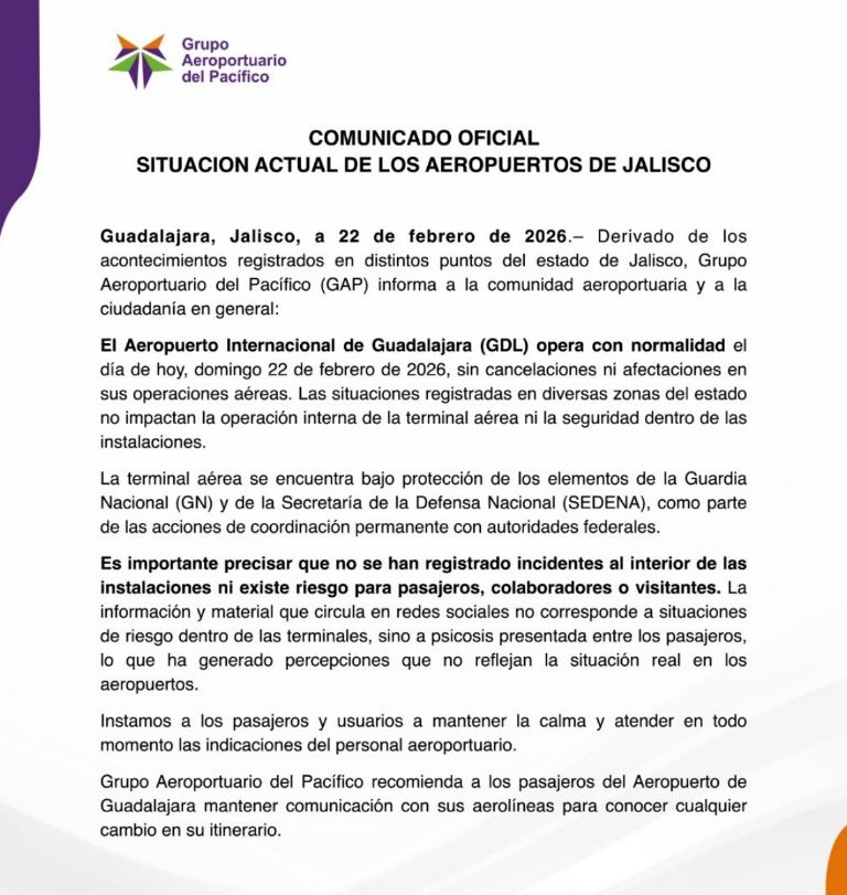 Reactivación de vuelos en Jalisco: ¿Se levanta la veda?