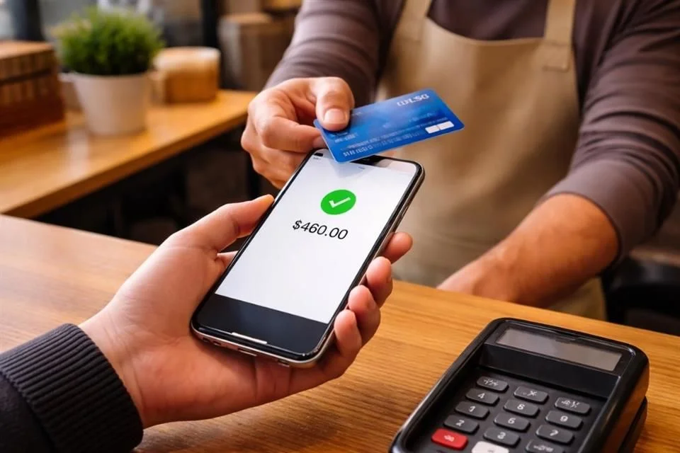 Pagos sin contacto en iPhone disponibles en México.