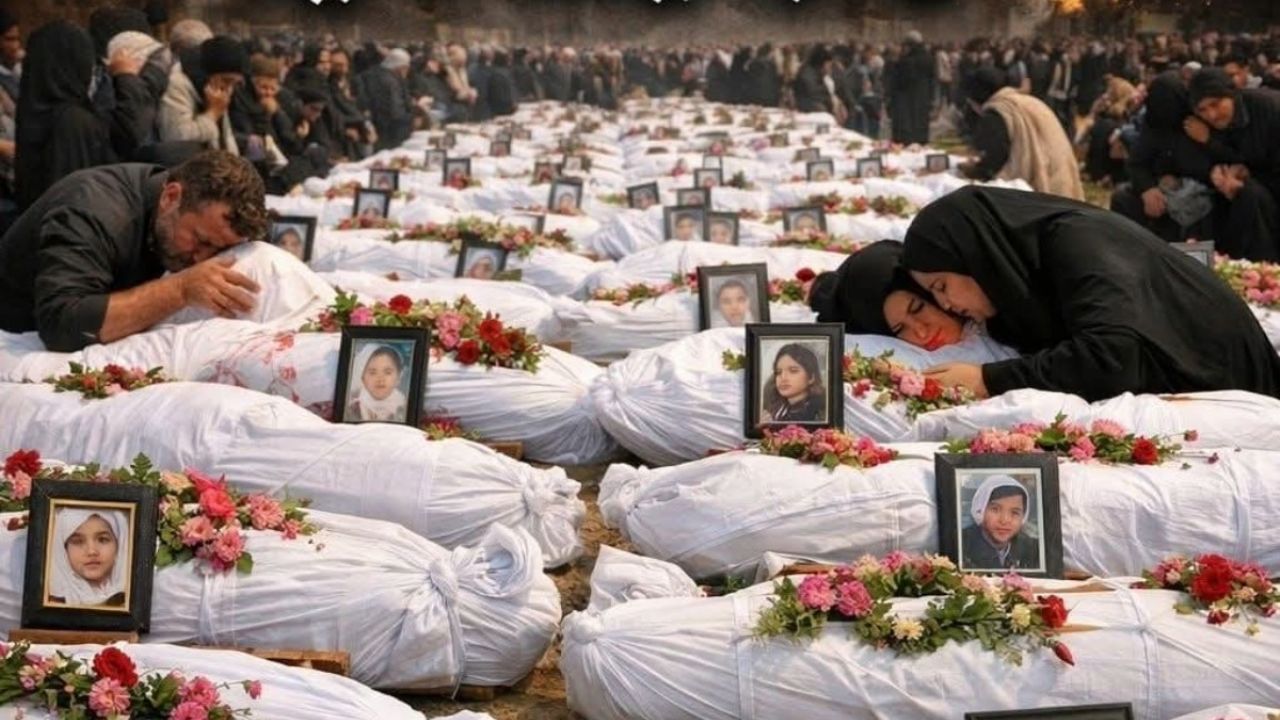 Miles de personas rinden homenaje a 165 niñas víctimas de ataque escolar en Irán. Miles de personas rinden homenaje a 165 niñas víctimas de ataque escolar en Irán.