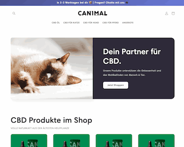 Canimal - CBD Öl & Snacks