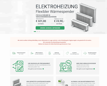 Elektroflachheizung Shop