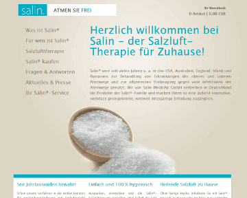 Salin – Salzlufttherapie