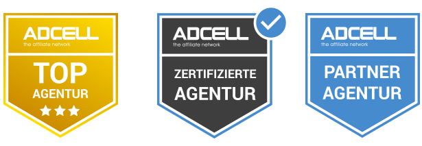 ADCELL Agentur Badges