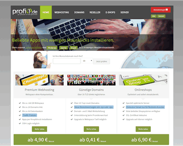 Profi1.de Webhosting