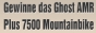 Mountainbike Ghost  Gewinnspiel