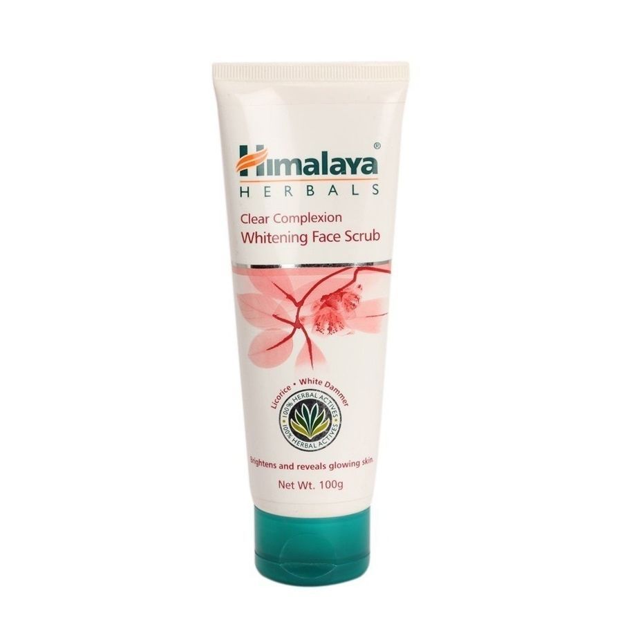 himalaya herbals clear complexion whitening face scrub 100g pack of 2 