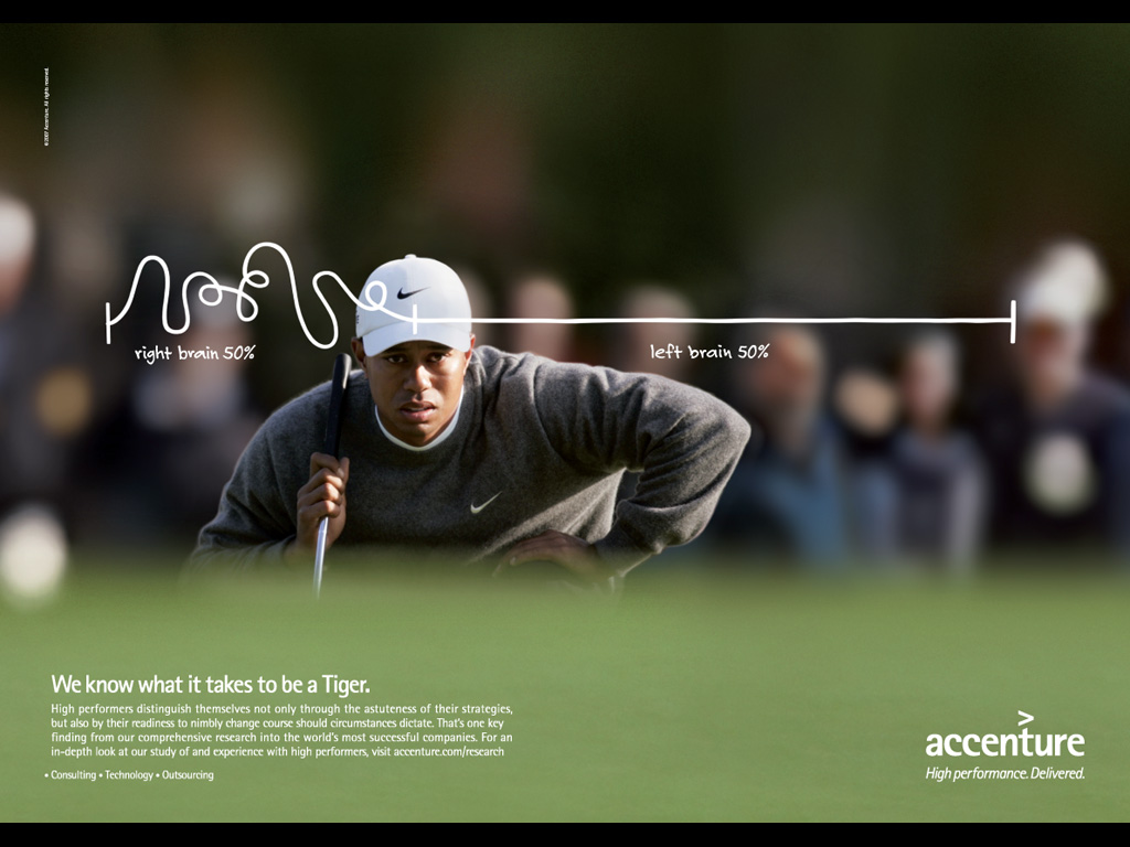 tiger woods advert