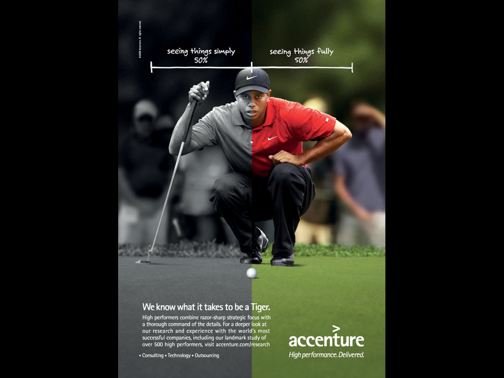 tiger woods ads