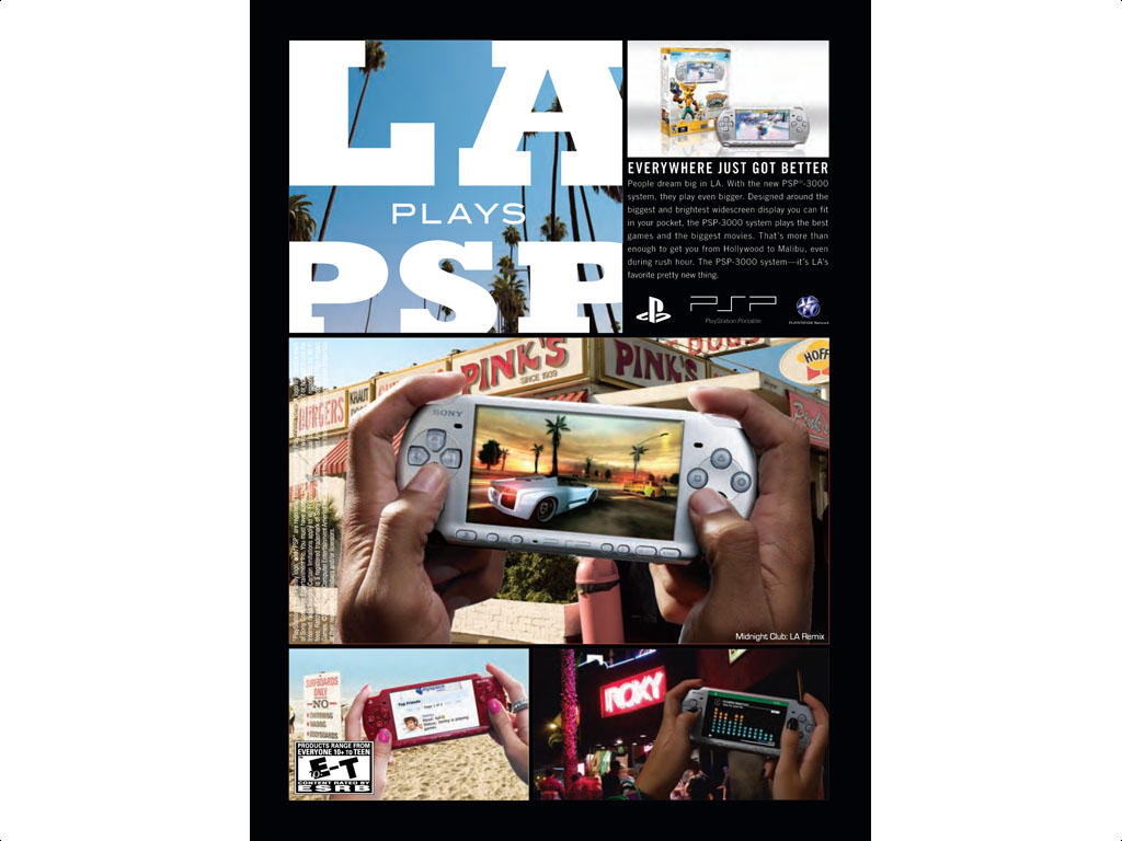 Michael Bryce - Sony Playstation Portable (PSP) - Los Angeles | AdForum  Talent: The creative industry network.