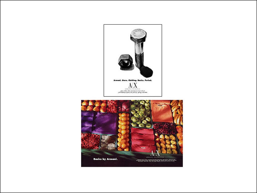 Nat Whitten Armani Exchange A X Nut Bolt Fruit Stand