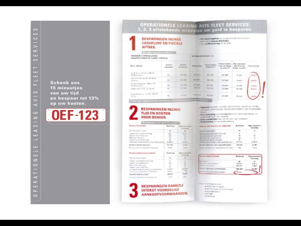 Avis Fleet Services "Leaflet"