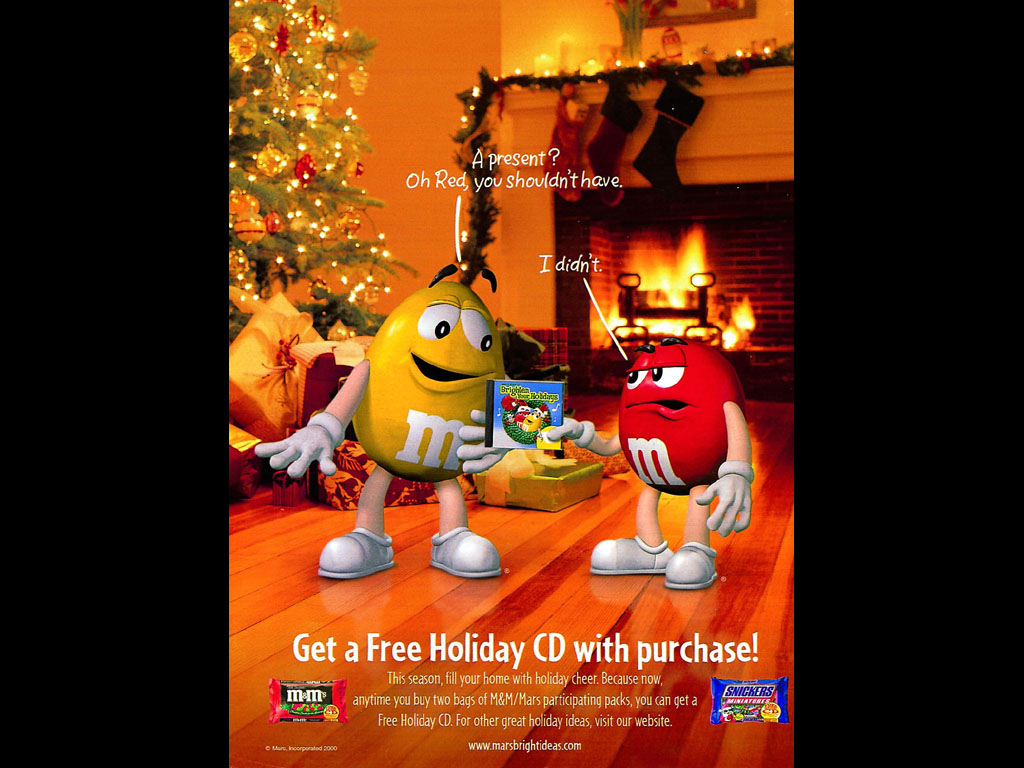 M&M's - Holiday CD