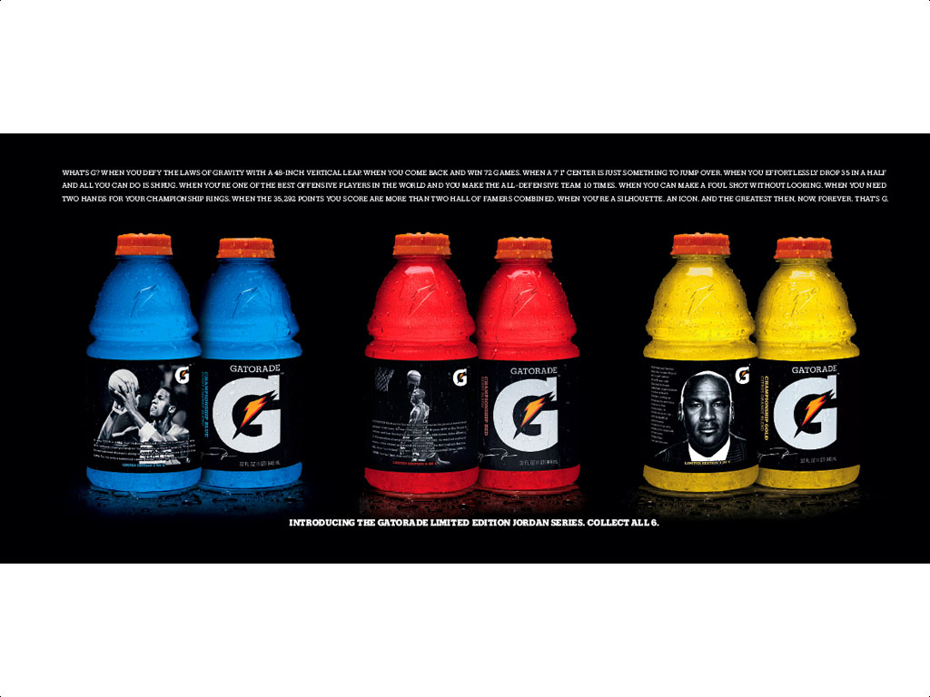 Gatorade Makes Limited Edition Jordan Bottles