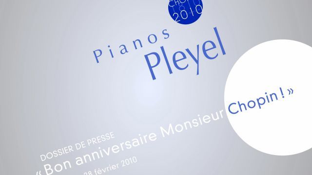 Pleyel Bon Anniversaire Monsieur Chopin