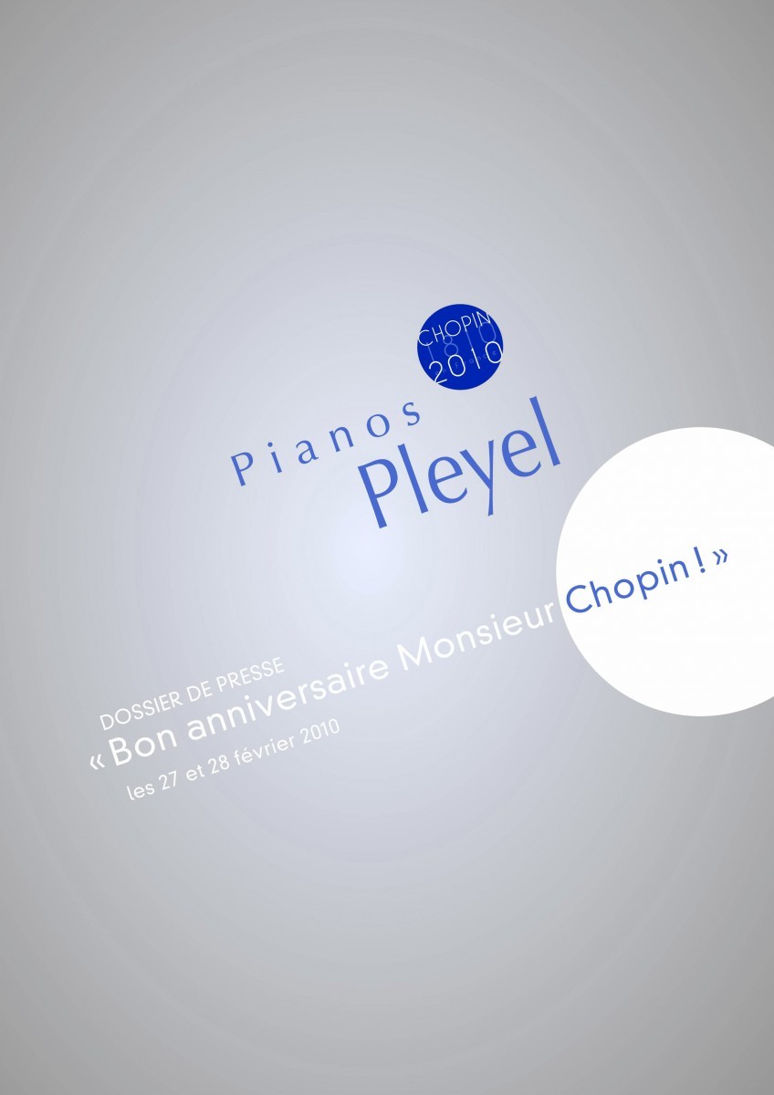 Pleyel Bon Anniversaire Monsieur Chopin