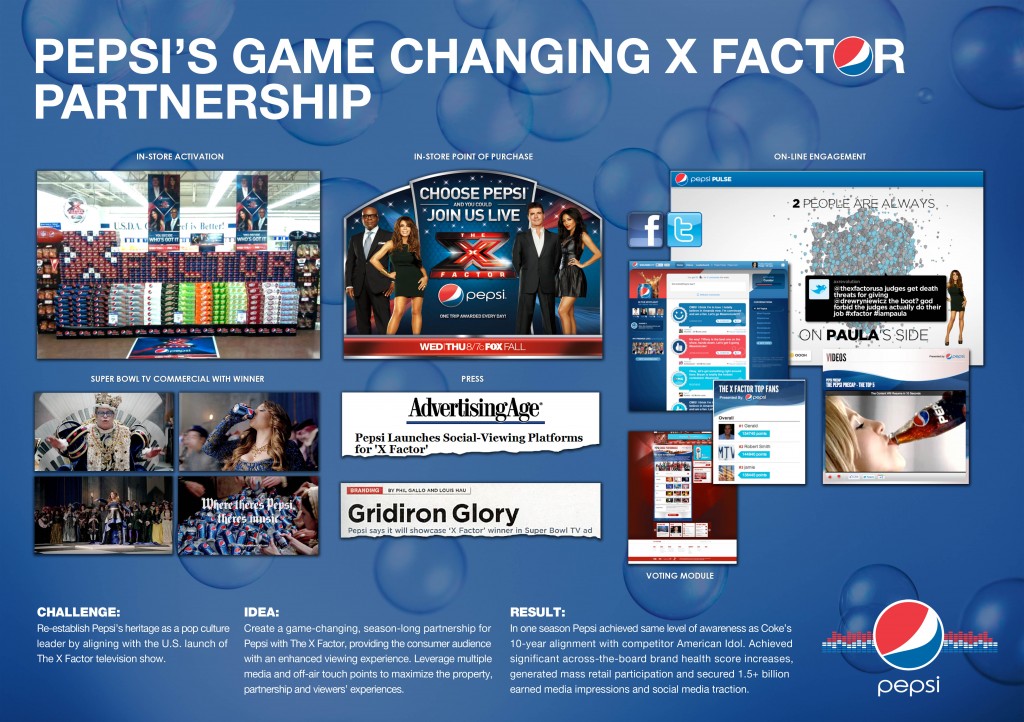 Pepsi - Pepsi's Game Changing X Factor Partnership by Cannes Lions  International Festival of Creativity 2012