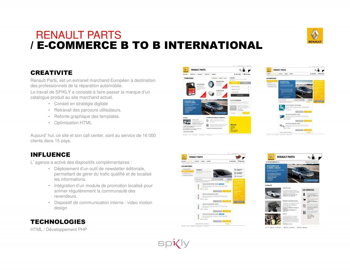 Renault Parts E Commerce Btob International