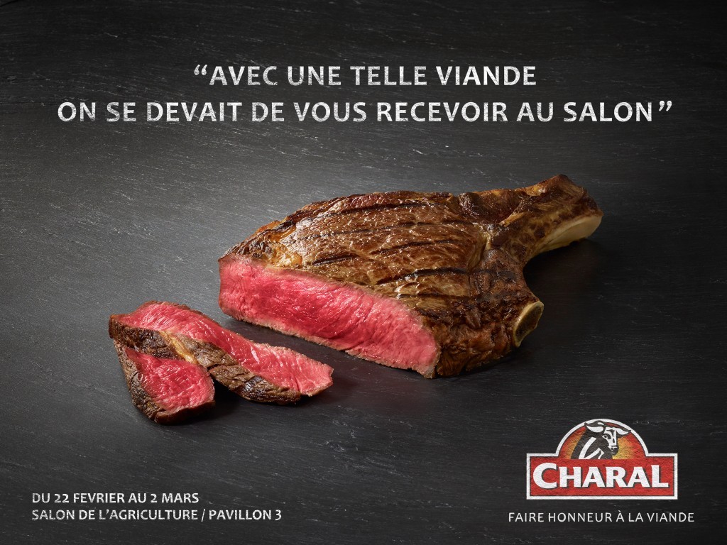 Zone de Texte: Figure 2 Leo Burnett France pour Charal, Salon de l’agriculture 2014 (publicité). Repéré à http://www.adforum.com/creative-work/ad/player/34494538/salon-de-lagriculture-2014/charal, 11 août 2016.