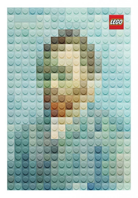 Marco Sodano - Lego - Self-Portrait by Vincent van Gogh