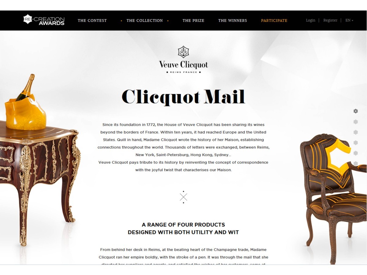 Veuve Clicquot Re-creation Awards winner - LVMH