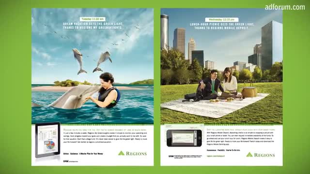 regions bank magazine ads