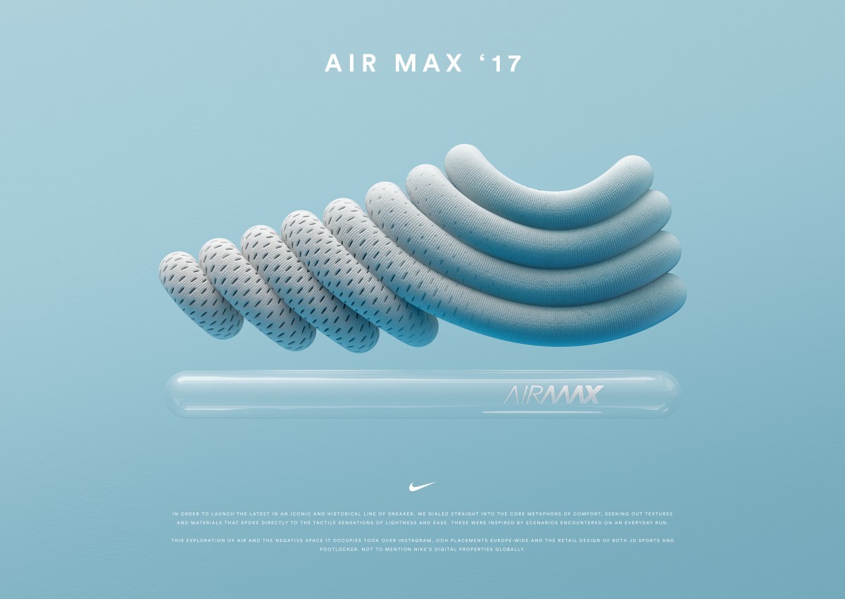 - "NIKE AIR MAX '17 — ART OF NEGATIVE