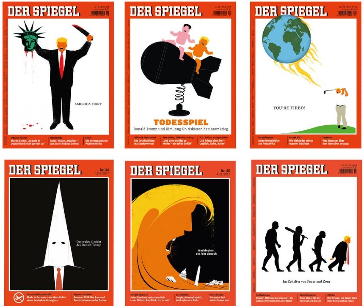 Der Spiegel - Donald Trump Cover Series DER SPIEGEL magazine