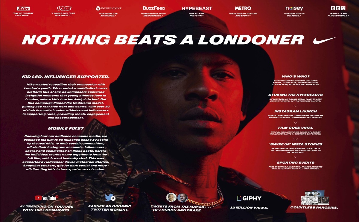 Nathaniel Ward Ciego marca Nike - "Nothing Beats a Londoner 2"