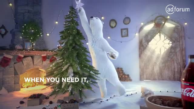 coca cola polar bear christmas