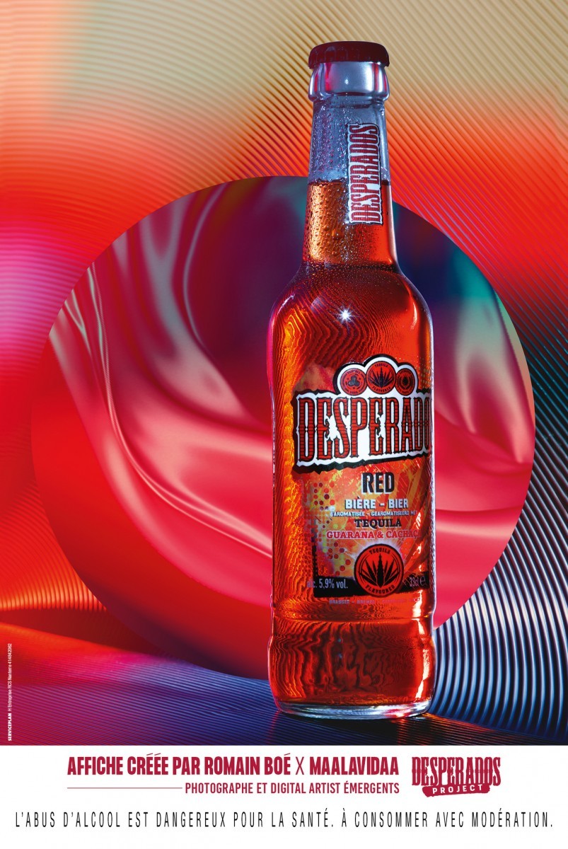 Desperados Red Tequila Cachaca Guarana Flavoured Beer, France